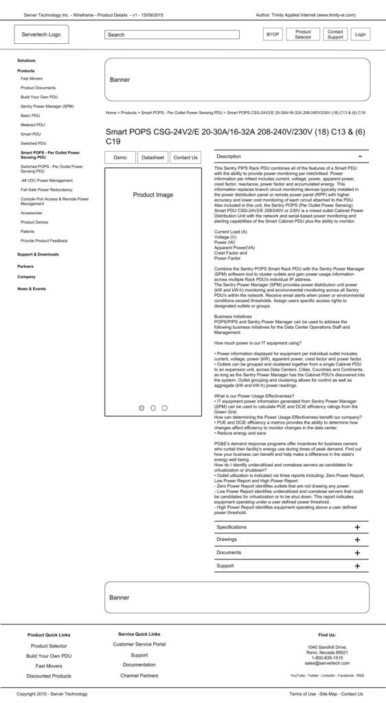 Wireframe - Product Details v.A