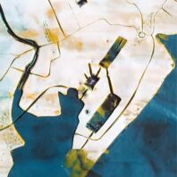 Detail of docks and city center